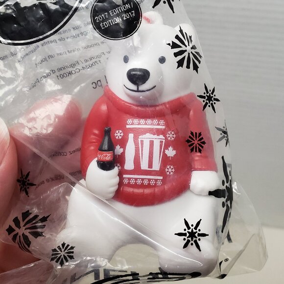 Coca Cola Cineplex Polar Bear Christmas Ornament 2017 - Picture 3 of 5
